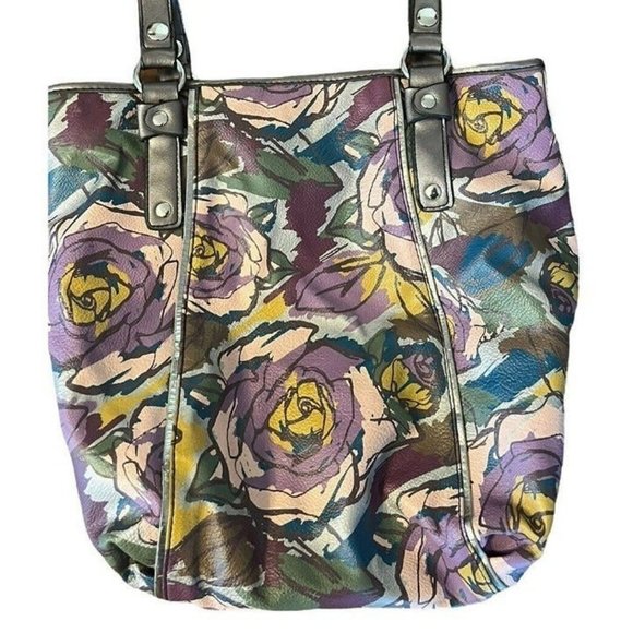 RELIC by Fossill Large Floral Pattern Faux Leather Shoulder Handbag, Tote - Picture 4 of 8